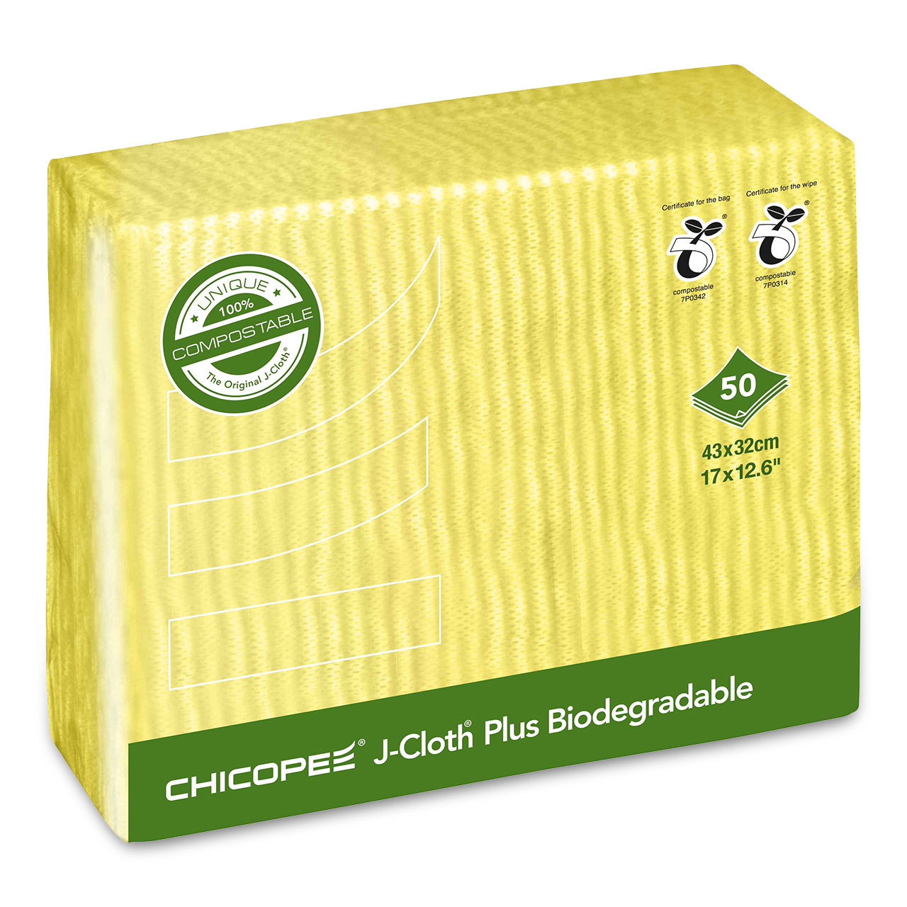 CHICOPEE® J-CLOTH PLUS BIODEGRADABLE