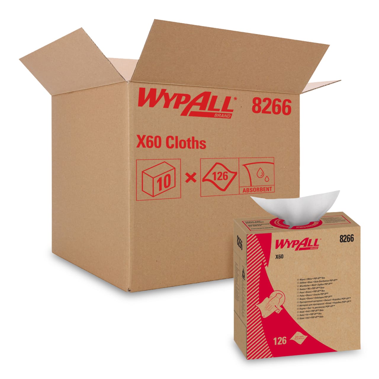 WypAll® X60 Wischtücher - Zupfbox