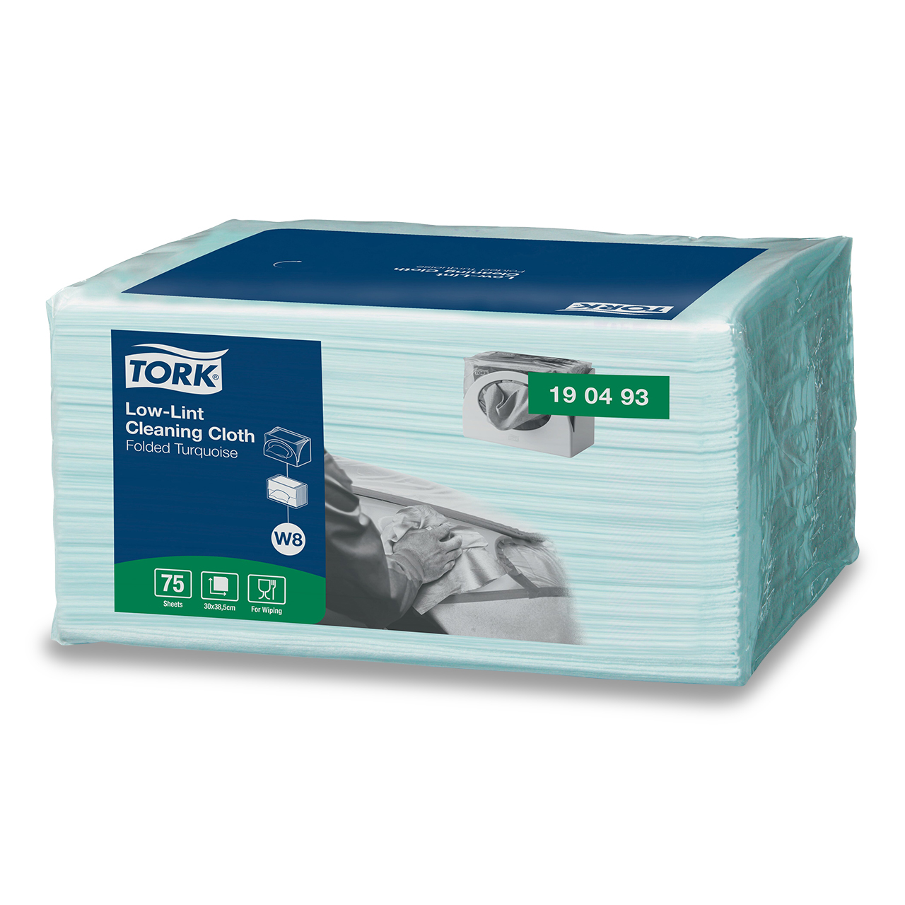 Tork Chiffons de nettoyage peu pelucheux W8 Tork Chiffons de nettoyage peu pelucheux W8