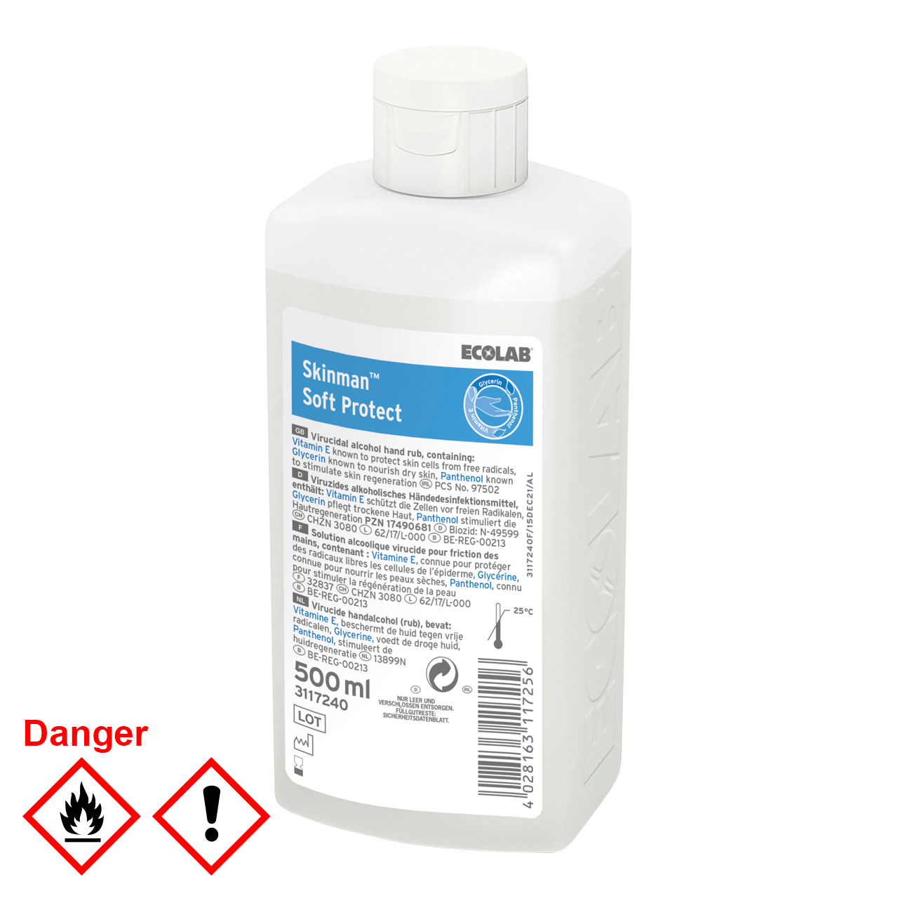 Ecolab Skinman Soft Protect 24x500ml  Ecolab Skinman Soft Protect 24x500ml