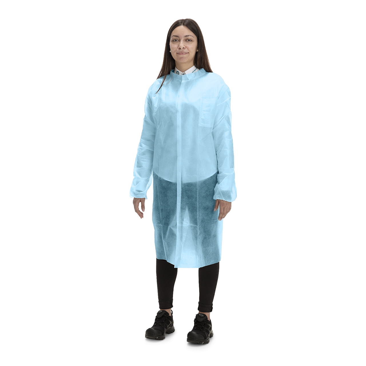 DELTASAFE® Blouse visiteur V 30g/m2 bleu L DELTASAFE® Blouse visiteur V 30g/m2 bleu L