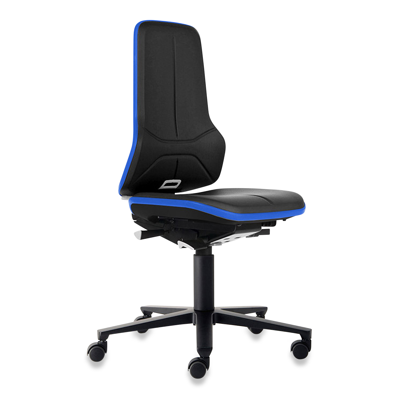 Stuhl Bimos ESD Neon 2 Kunstleder schwarz/blau