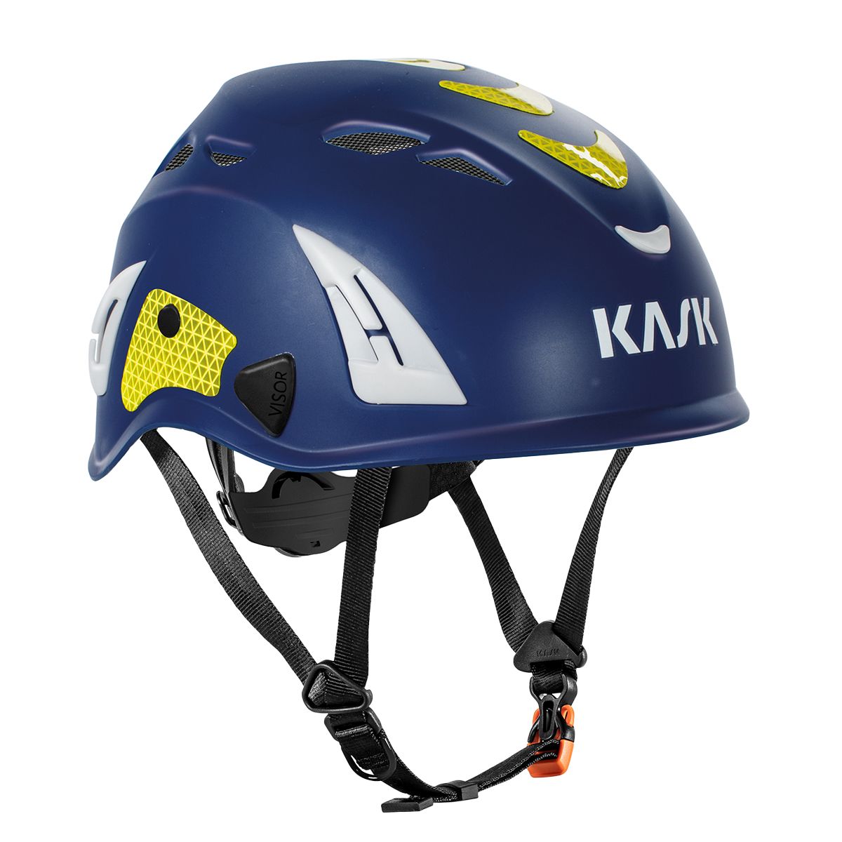 KASK Schutzhelm Superplasma AQ Hi-Viz, Yellow/Blue