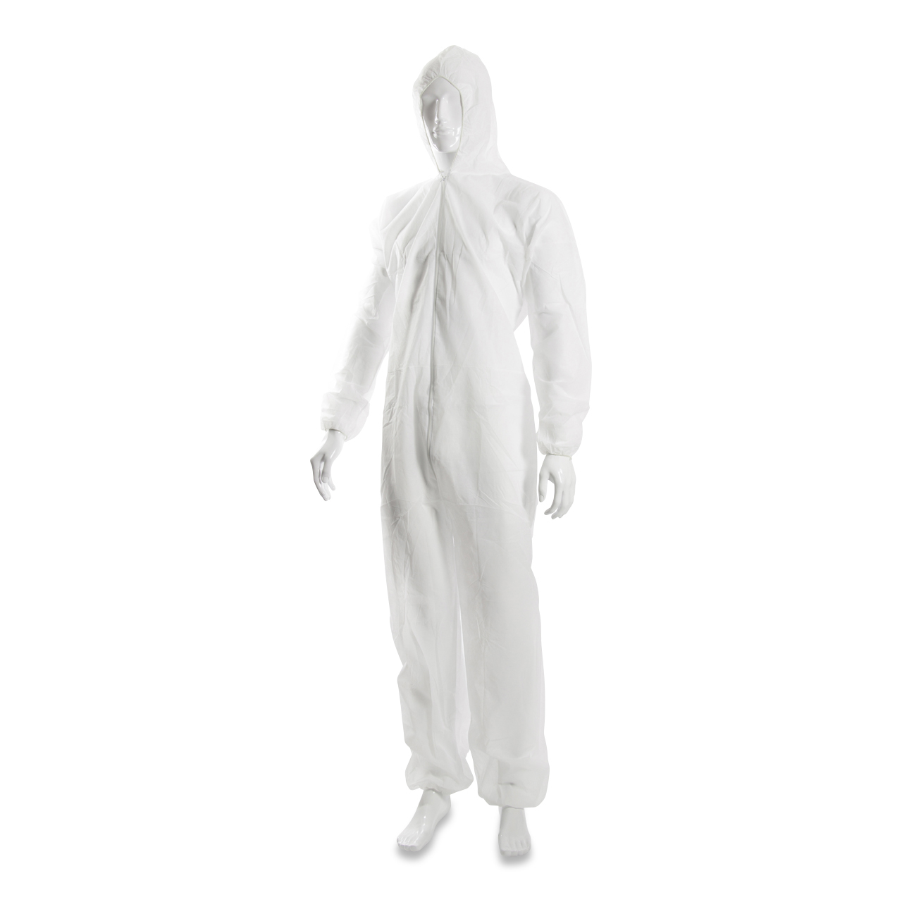 DOTCH® PP-50 Hooded coverall, white