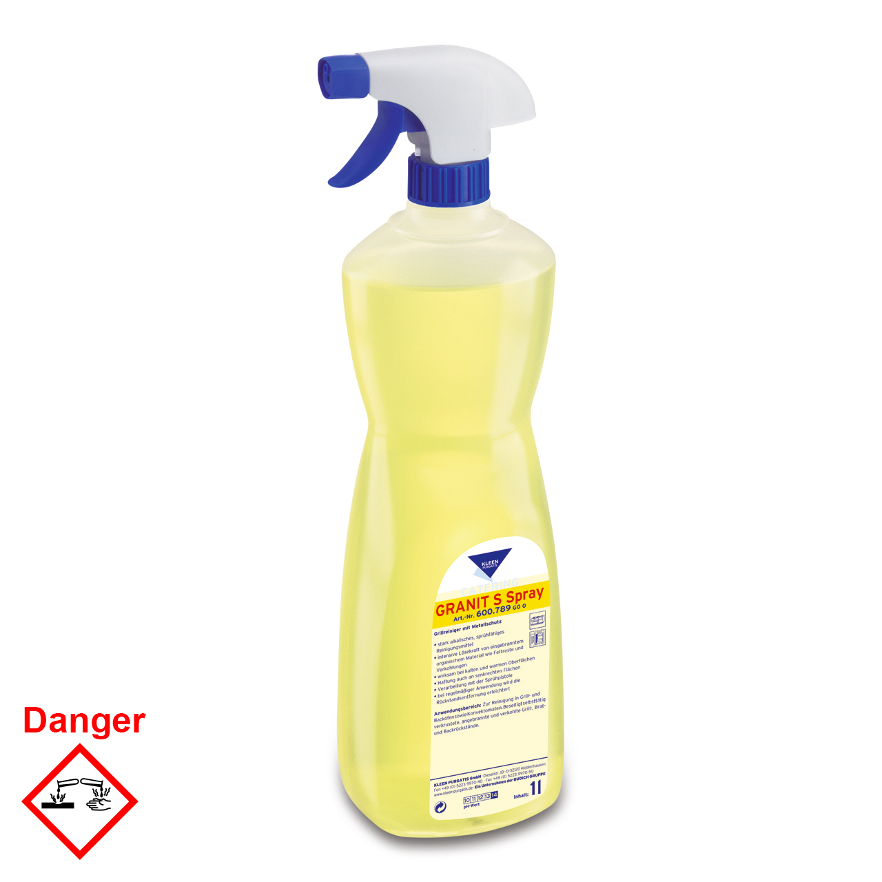 Granit S Spray, Grillreiniger, 2x1 l Sprühflasche