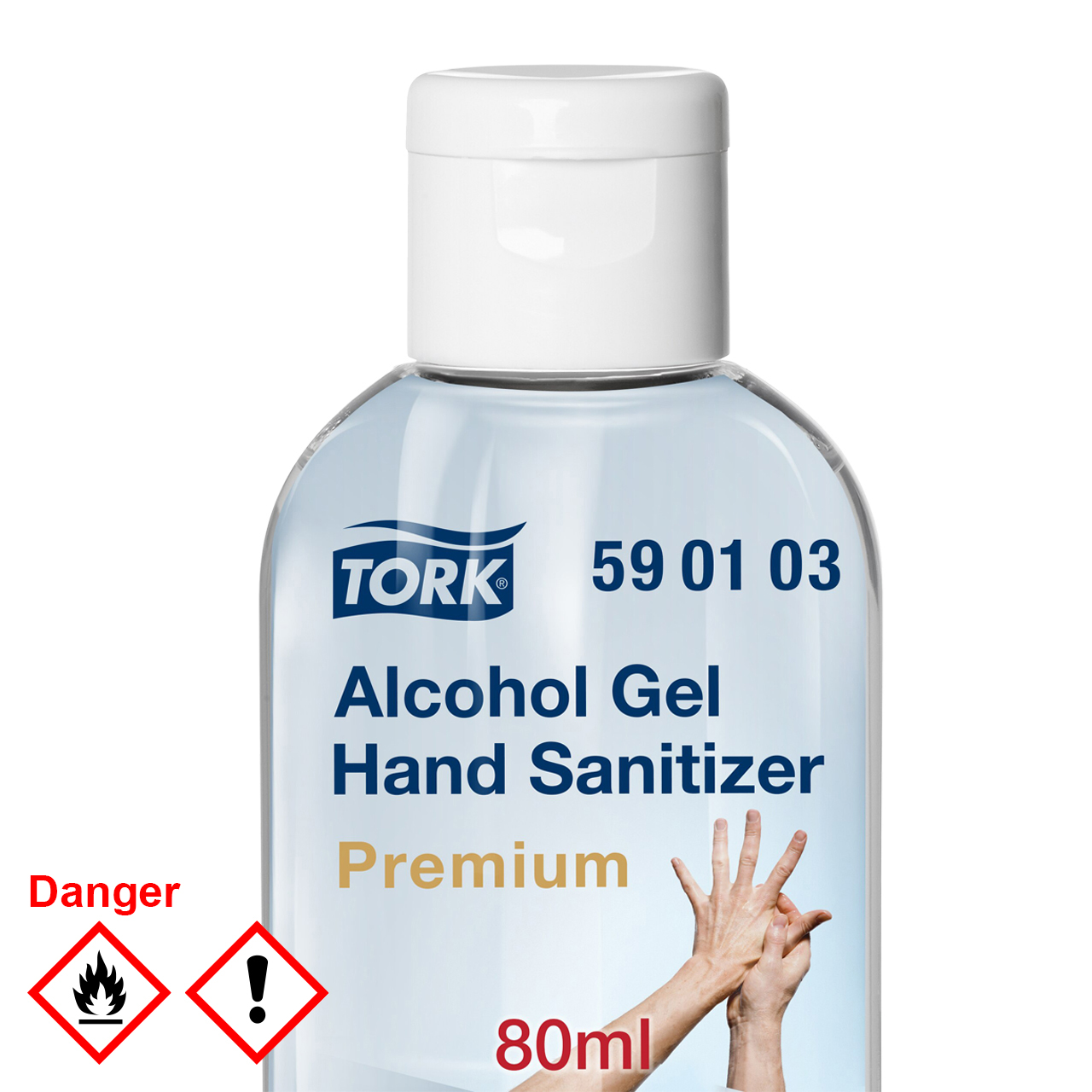 Tork Händedesinfektionsgel 80 ml (Biozidprodukt)