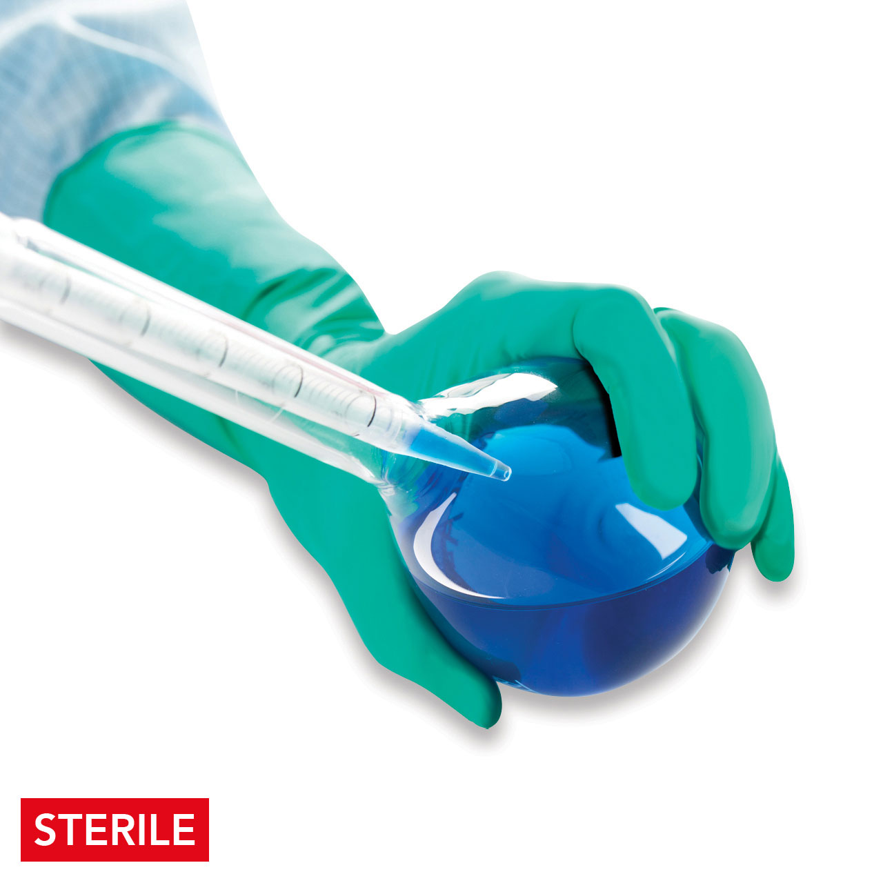 BIOCLEAN EMERALD™ Gants nitrile, stériles 300 mm