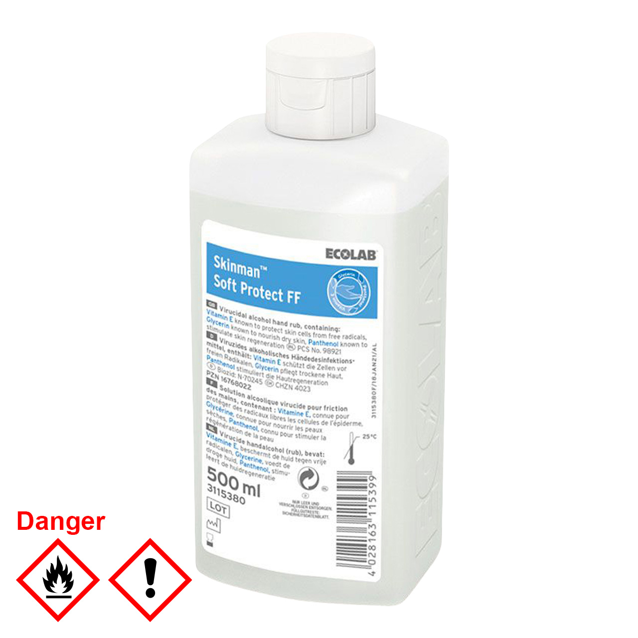 Ecolab Skinman Soft Protect FF 24x500ml  Ecolab Skinman Soft Protect FF 24x500ml