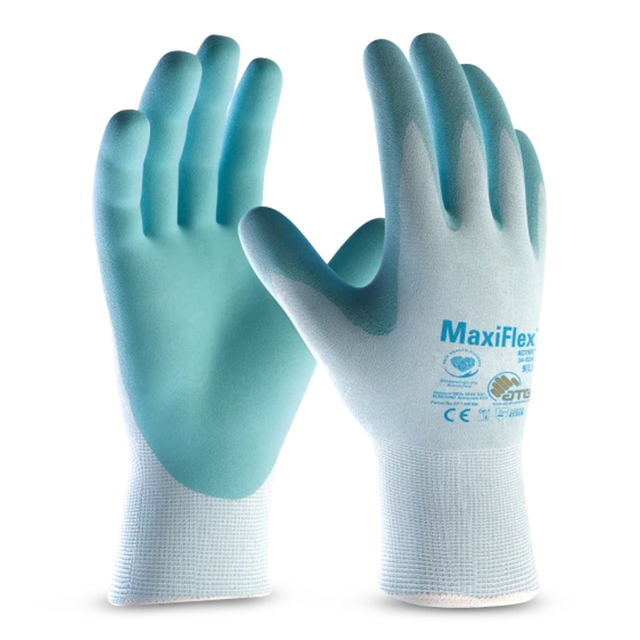 MaxiFlex Active Hellblau Gr. 8 (M)