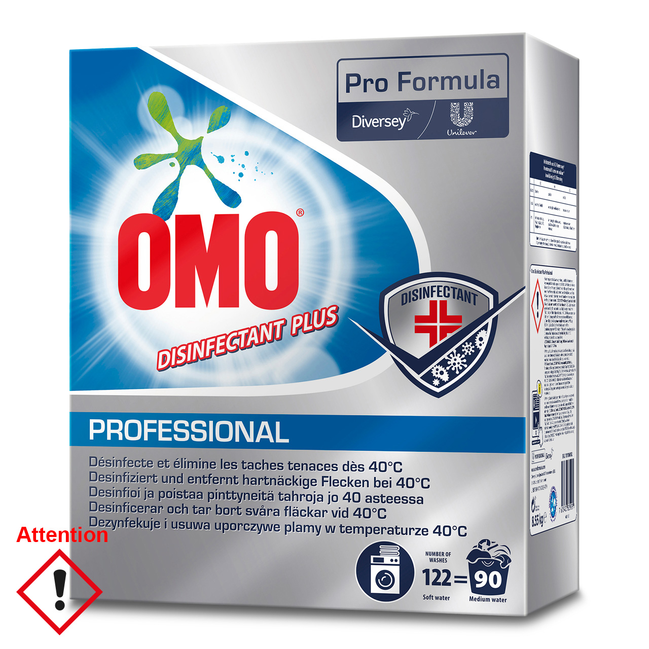 OMO Professional Disinfectant Plus Desinfektionswaschmittel 8.55 kg