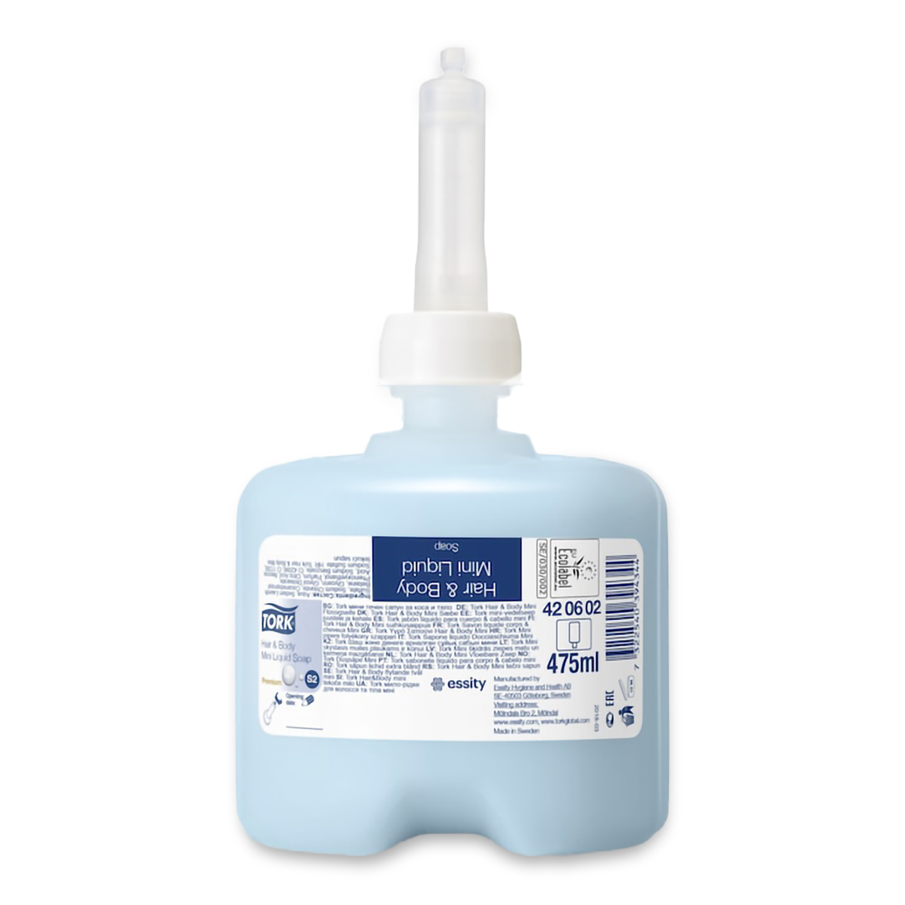 Tork Savon liquide corps et cheveux Mini S2