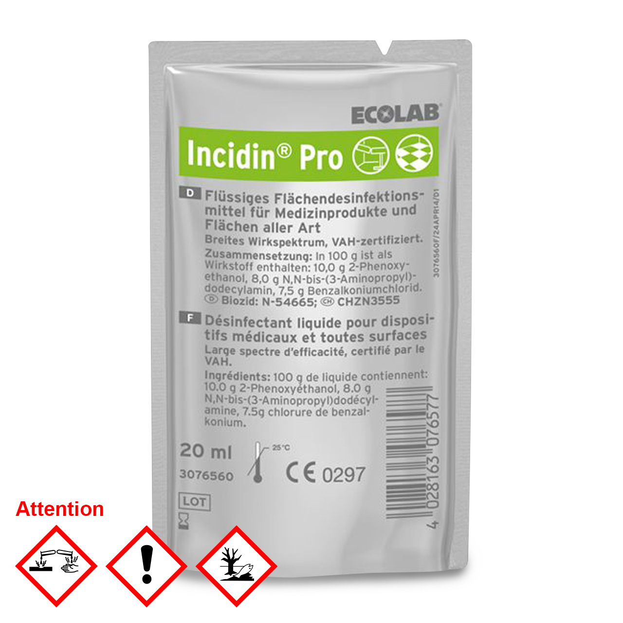 Ecolab Incidin Pro Désinfectant de surface