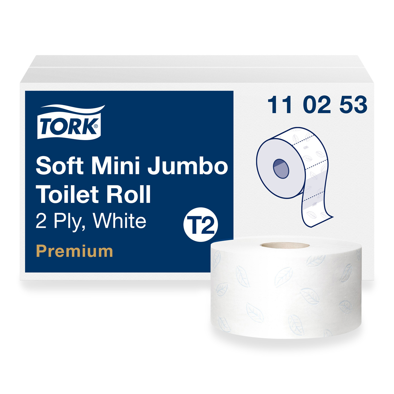 Tork Papier toi. Mini Jumbo doux T2 Premium