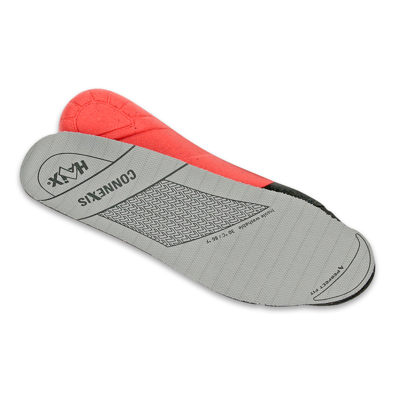 Einlegesohle CONNEXIS Safety medium/red UK 6.5