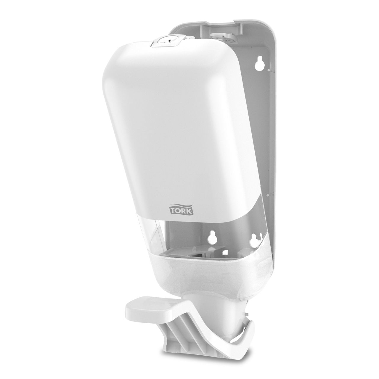 Produktbild von Tork Seifenspender S4 Schwarz – Hebelspender Für Flüssigseife, Schaum & Gel, 6 Stück, Elevation Design