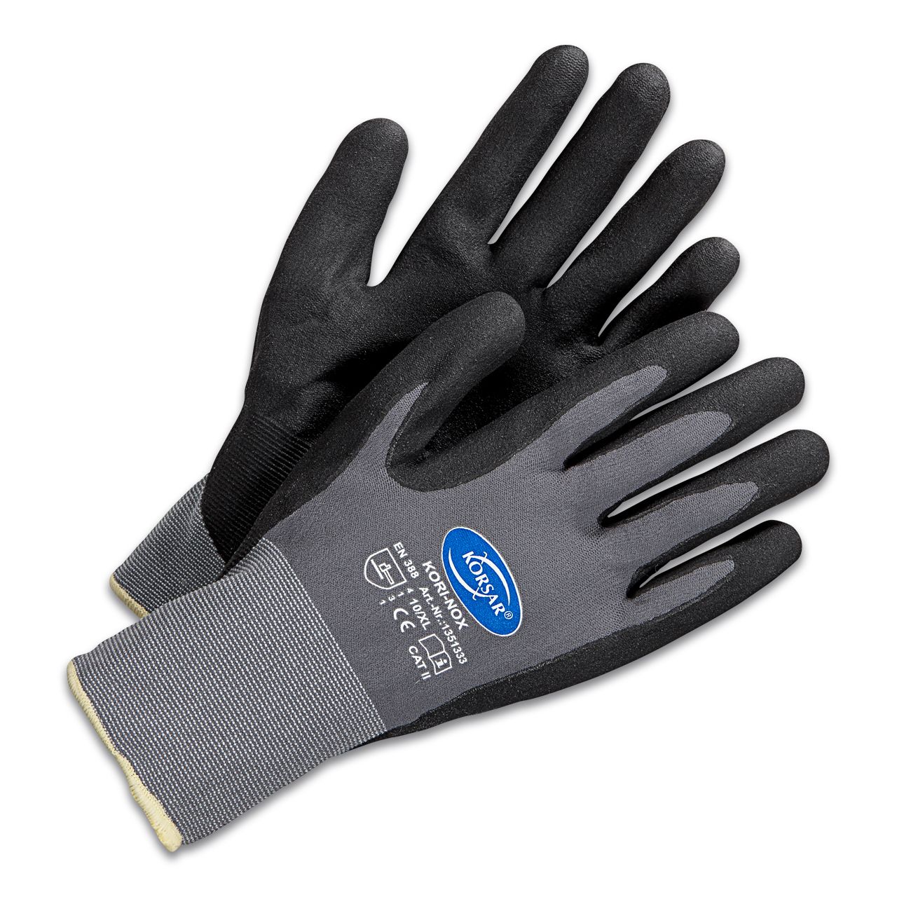 KORSAR KORI-GRIP-SOFT-BLUE Gartenhandschuhe - 12 Paar Set In Größe 8(M)